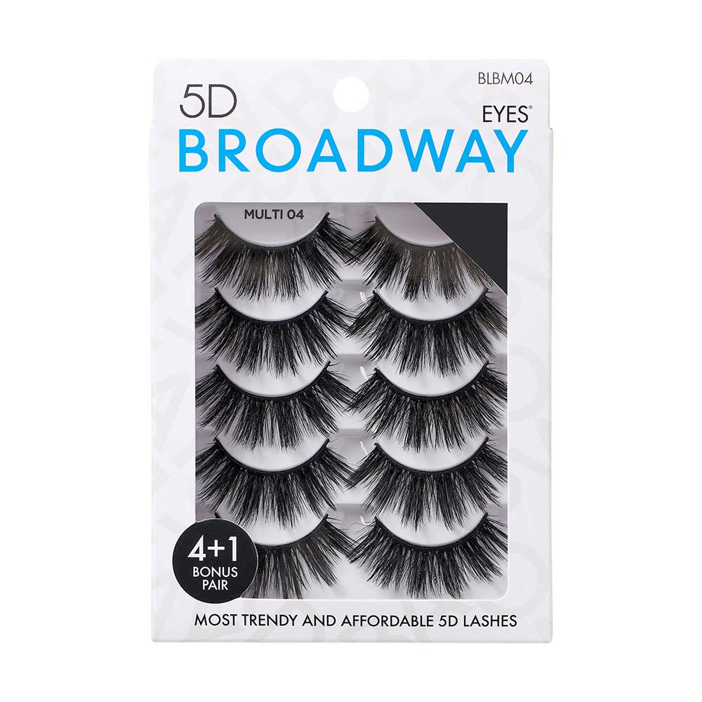 Broadway 5D Strip Lash Multi Pack official pack