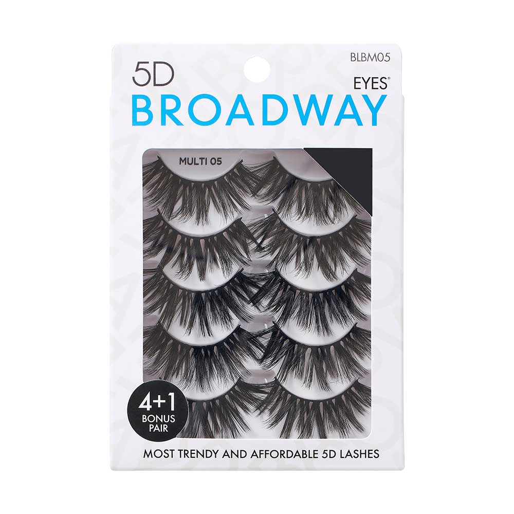 Broadway 5D Strip Lash Multi Pack official pack