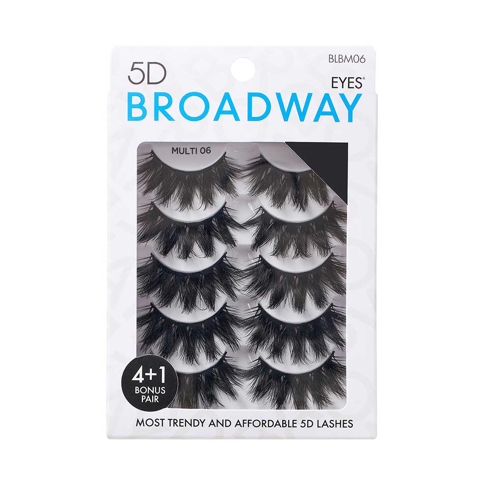 Broadway 5D Strip Lash Multi Pack official pack