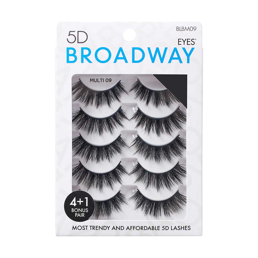 Broadway 5D Strip Lash Multi Pack official pack