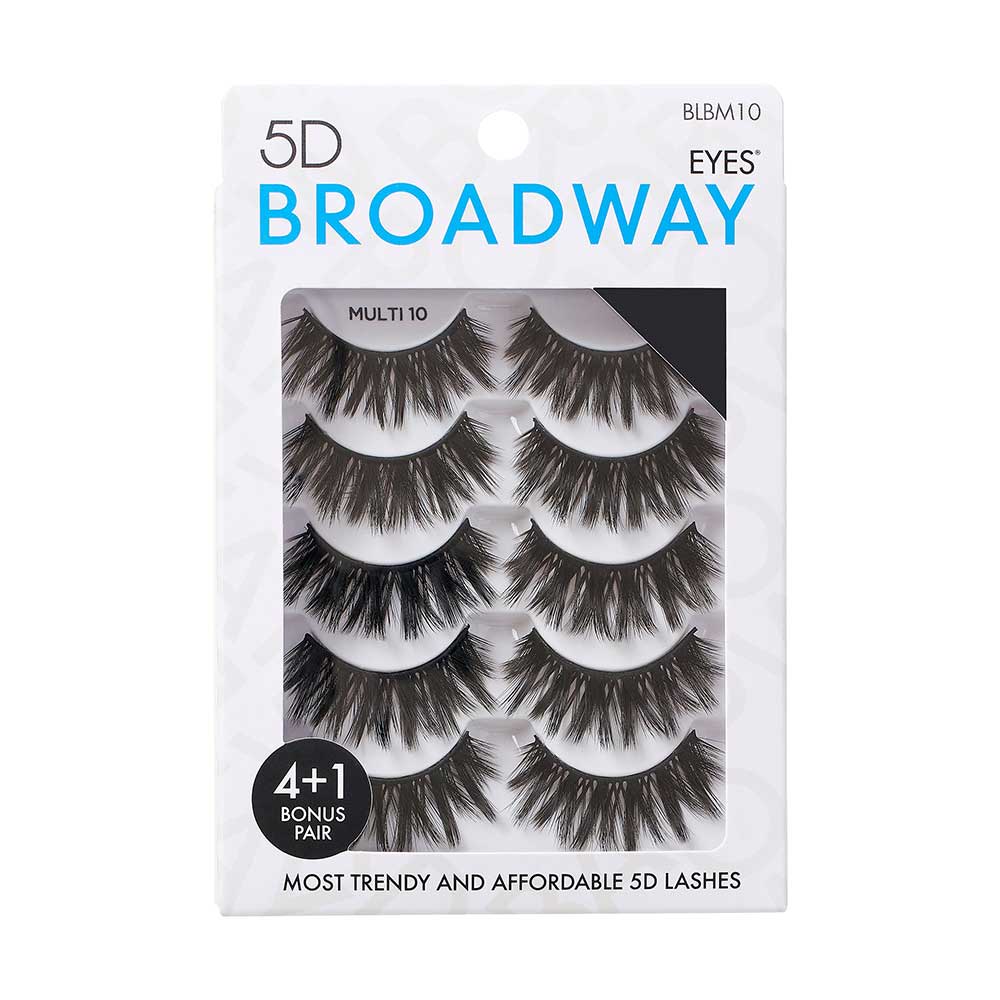 Broadway 5D Strip Lash Multi Pack official pack