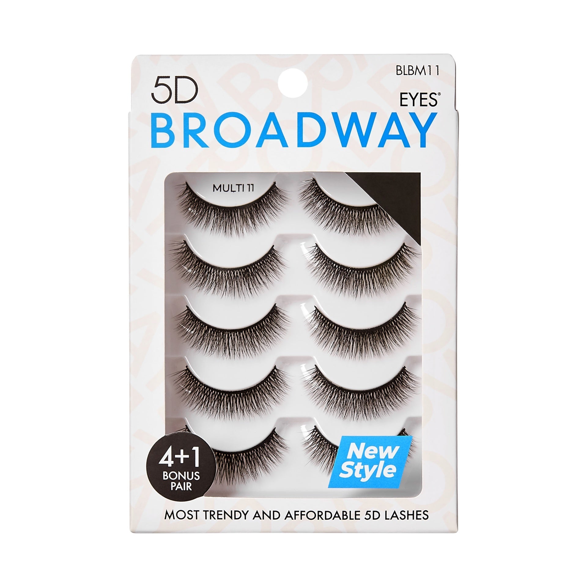Broadway 5D Strip Lash Multi Pack official pack
