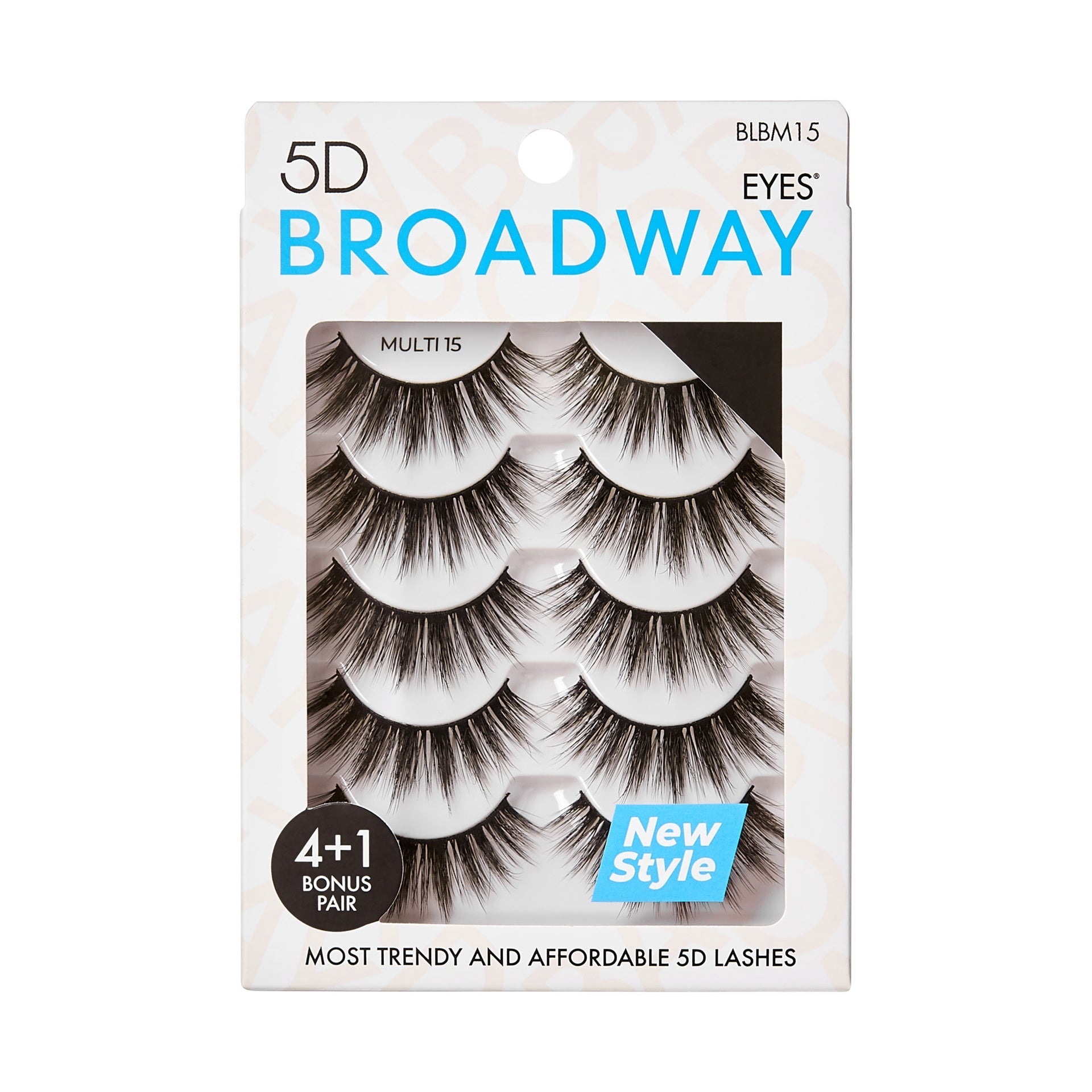 Broadway 5D Strip Lash Multi Pack official pack