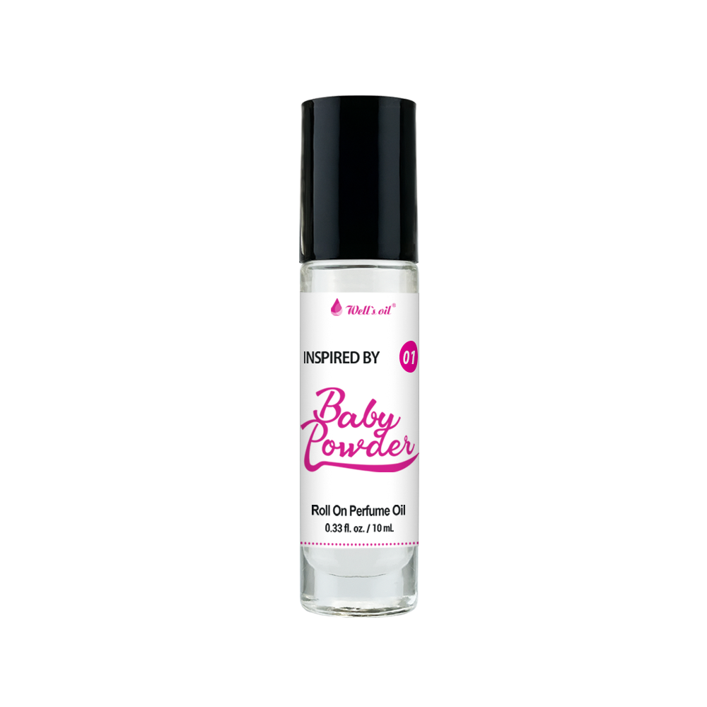 Wells Oil Premium Perfume Body Oil Baby Powder BR01E