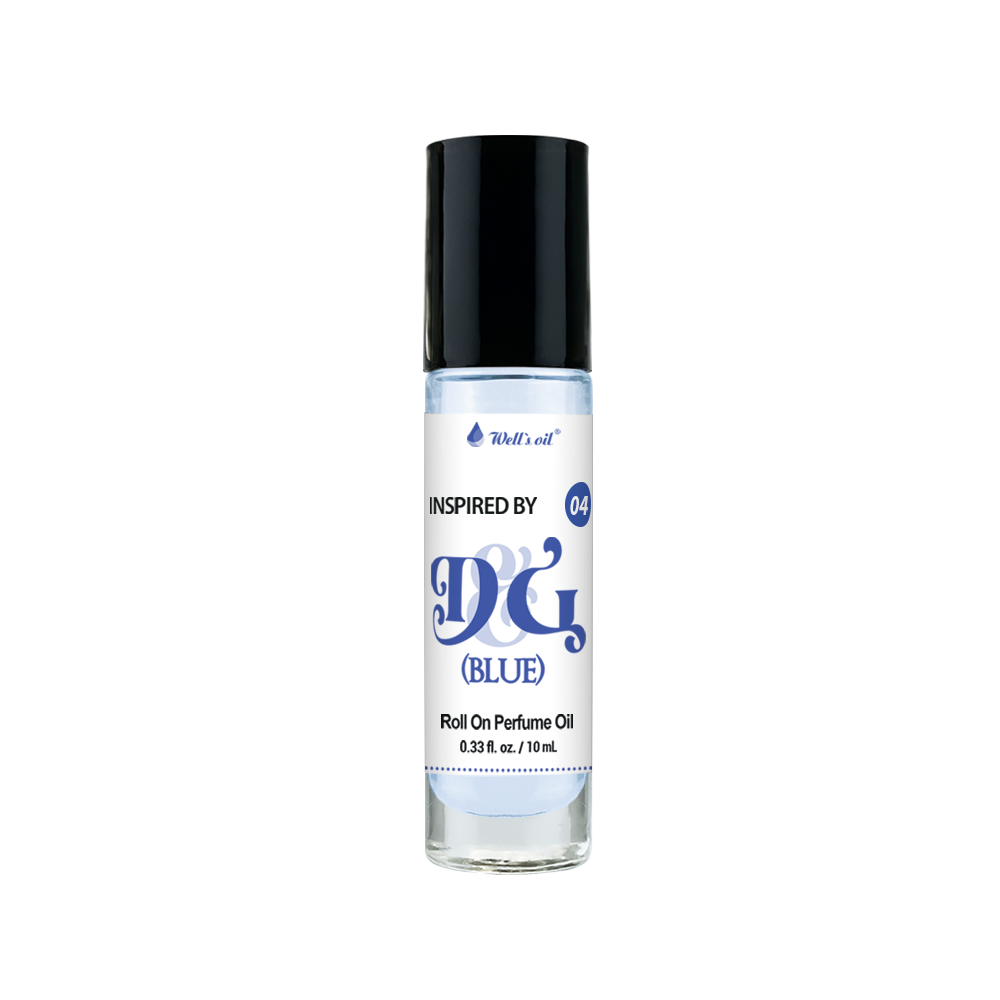 Wells Oil Premium Perfume Body Oil D&G (Blue) BR04E
