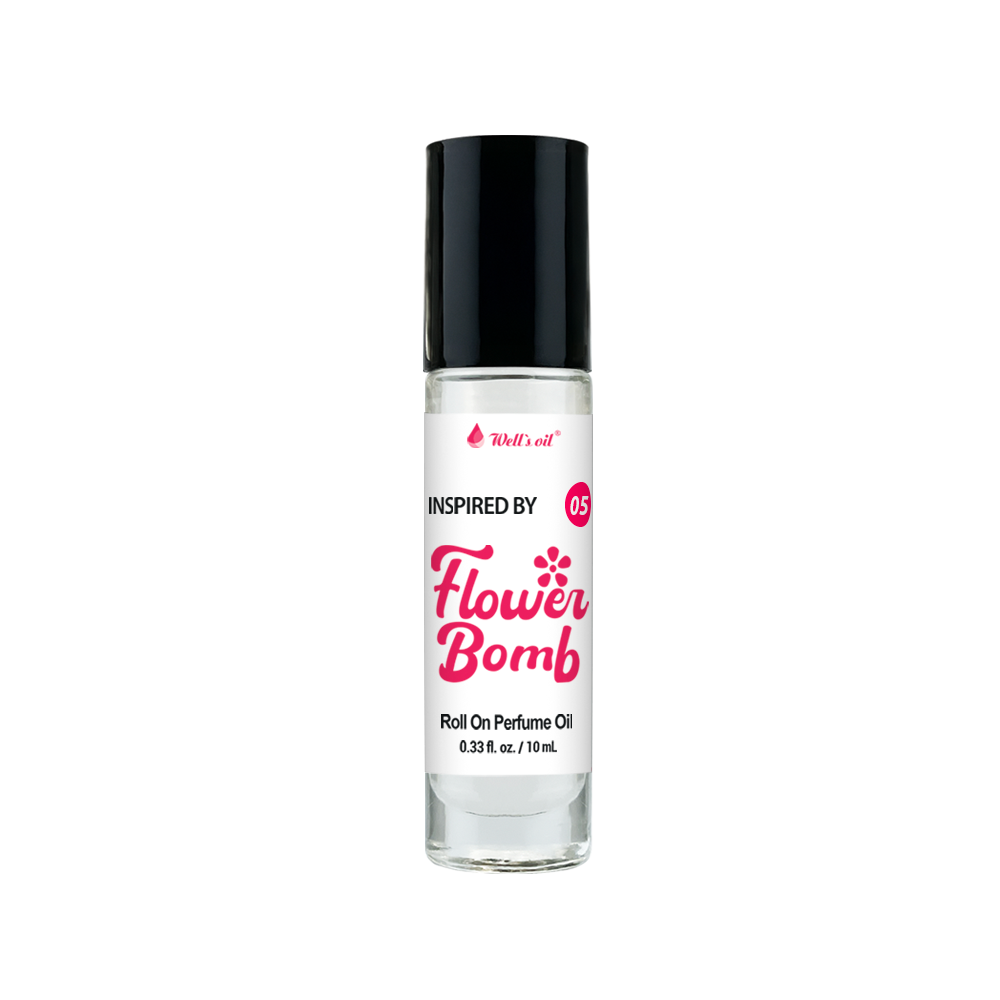 Wells Oil Premium Perfume Body Oil Flower Bomb BR05E