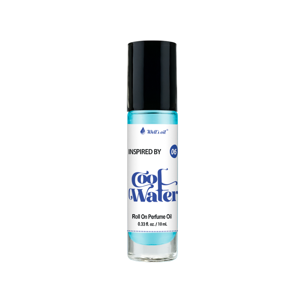 Wells Oil Premium Perfume Body Oil Cool Water BR06E