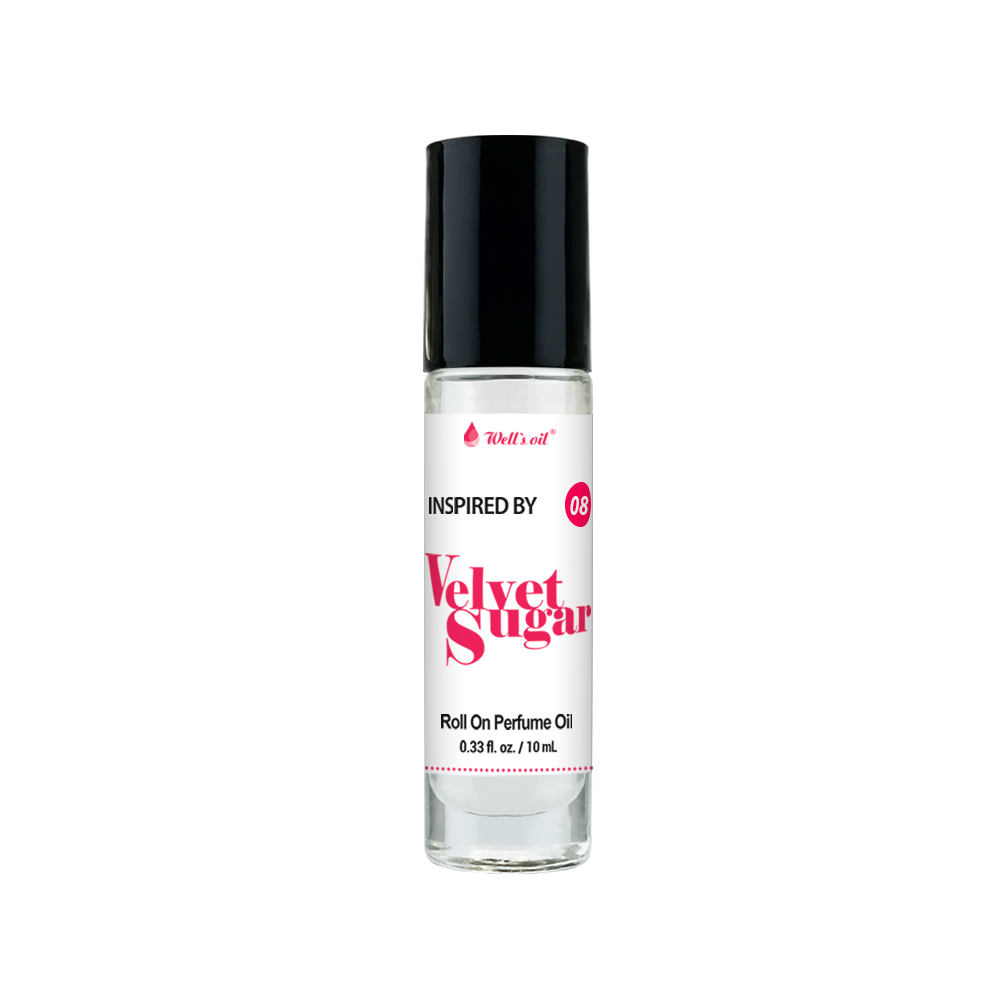 Wells Oil Premium Perfume Body Oil Velvet Sugar BR08E