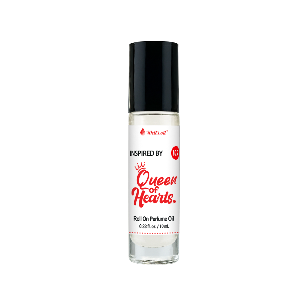Wells Oil Premium Perfume Body Oil Queen Of Hearts BR109E