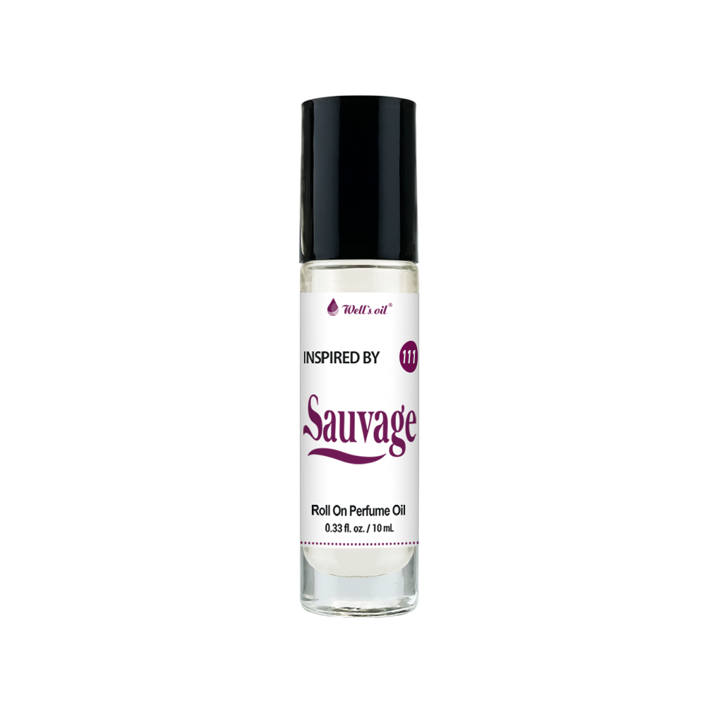 Wells Oil Premium Perfume Body Oil Sauvage BR111E
