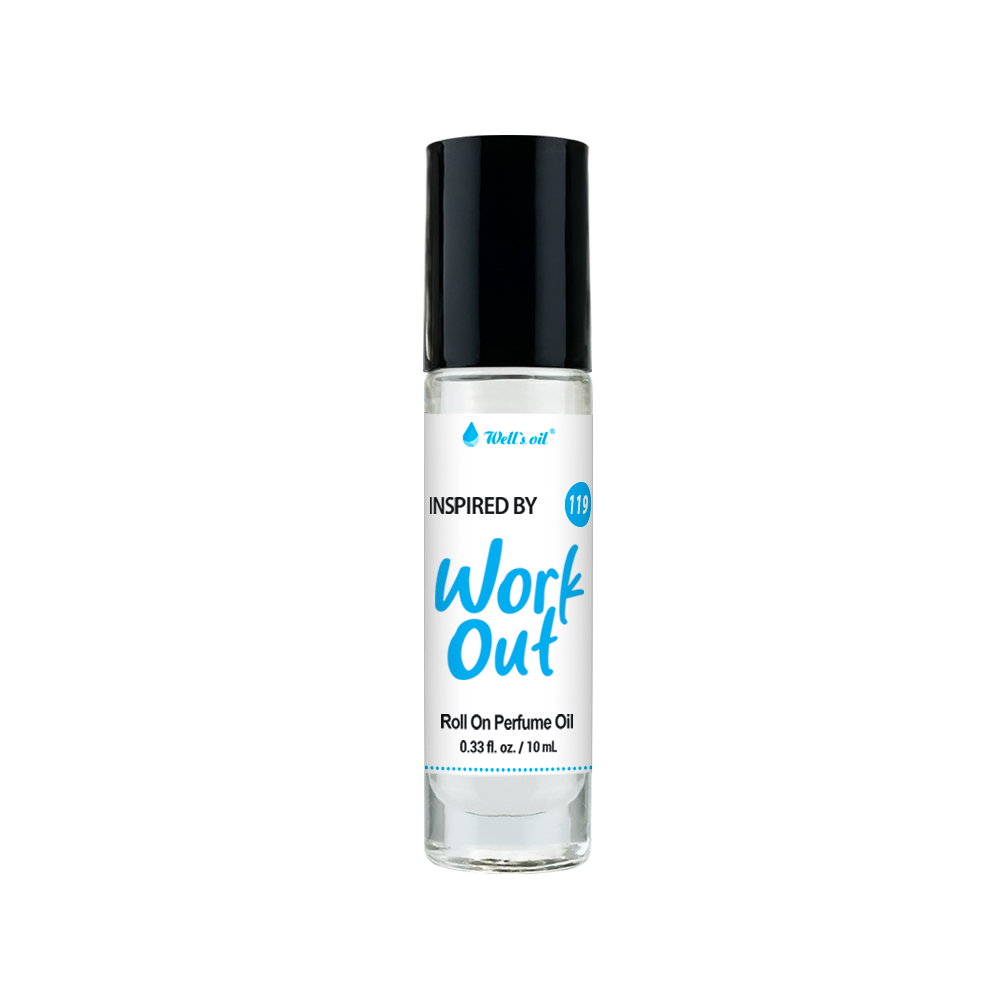 Wells Oil Premium Perfume Body Oil Work Out BR119E