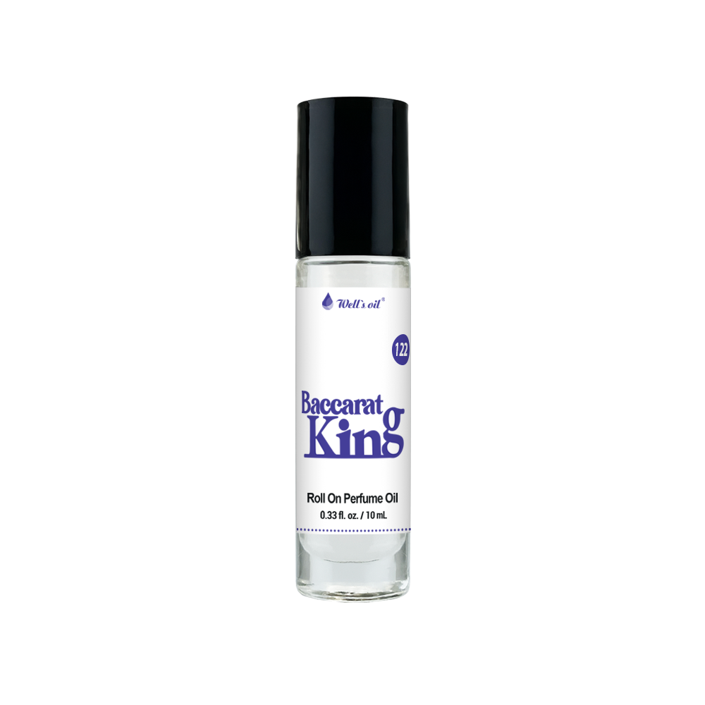 Wells Oil Premium Perfume Body Oil Baccarat King BR122E