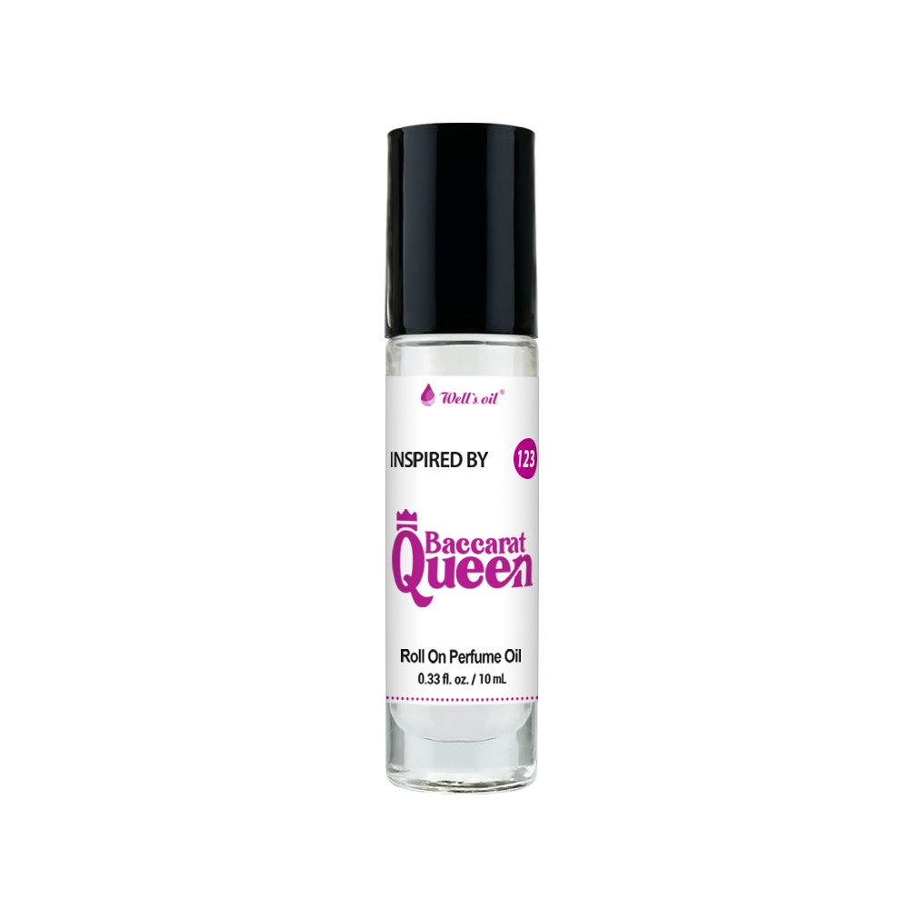 Wells Oil Premium Perfume Body Oil Baccarat Queen BR123E