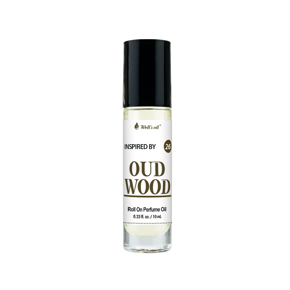 Wells Oil Premium Perfume Body Oil Oud Wood BR26E