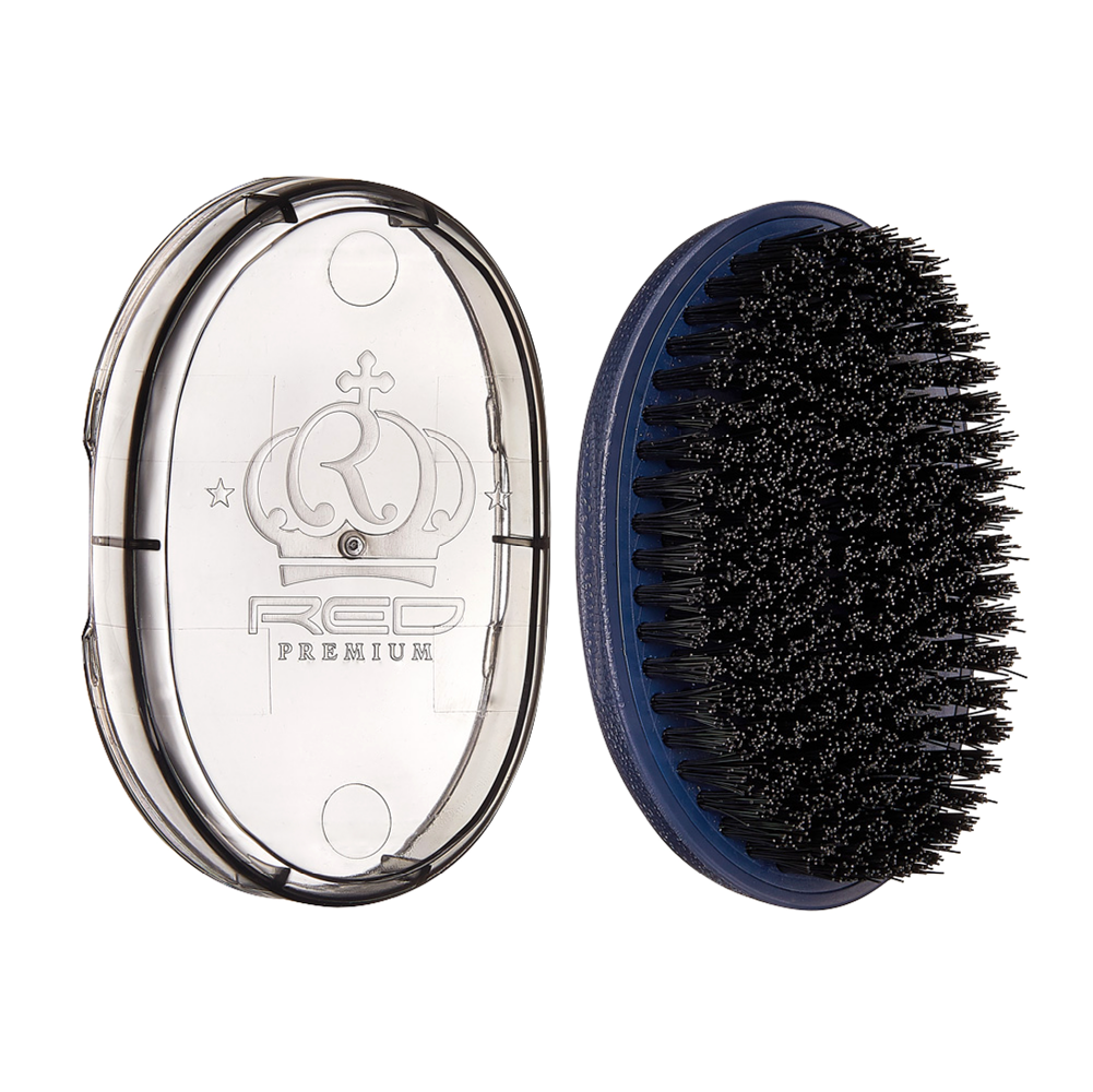 RED by KISS BOW WOW X 360 Power Wave Premium Boar Brush with Case - Hard official pack