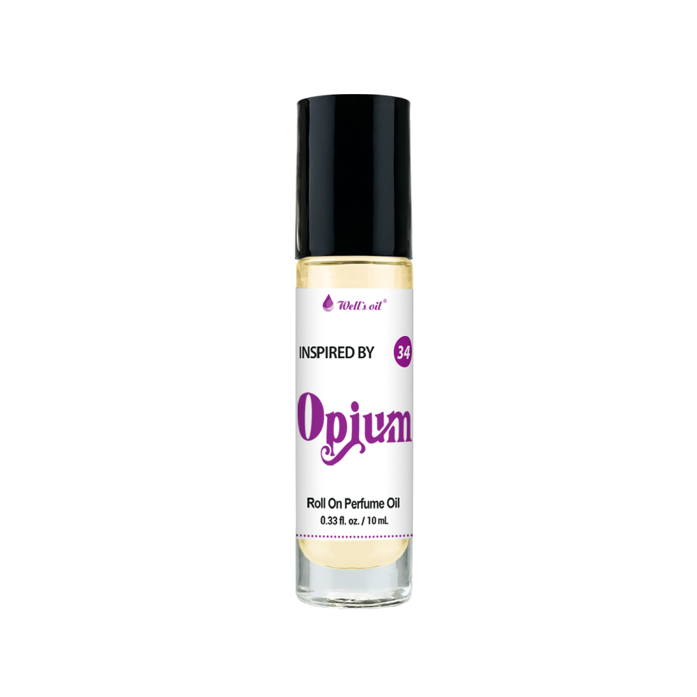 Wells Oil Premium Perfume Body Oil Opium BR34E