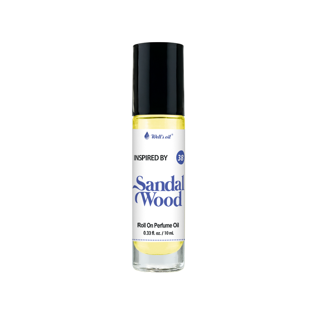 Wells Oil Premium Perfume Body Oil Sandal Wood BR38E