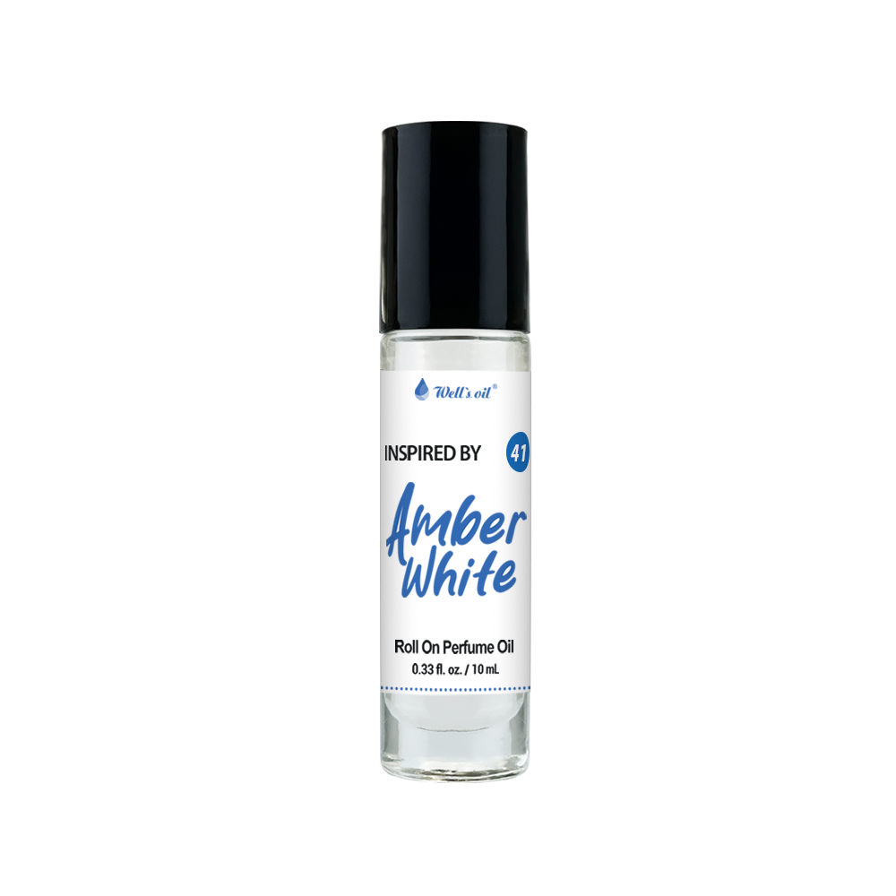 Wells Oil Premium Perfume Body Oil Amber White BR41E