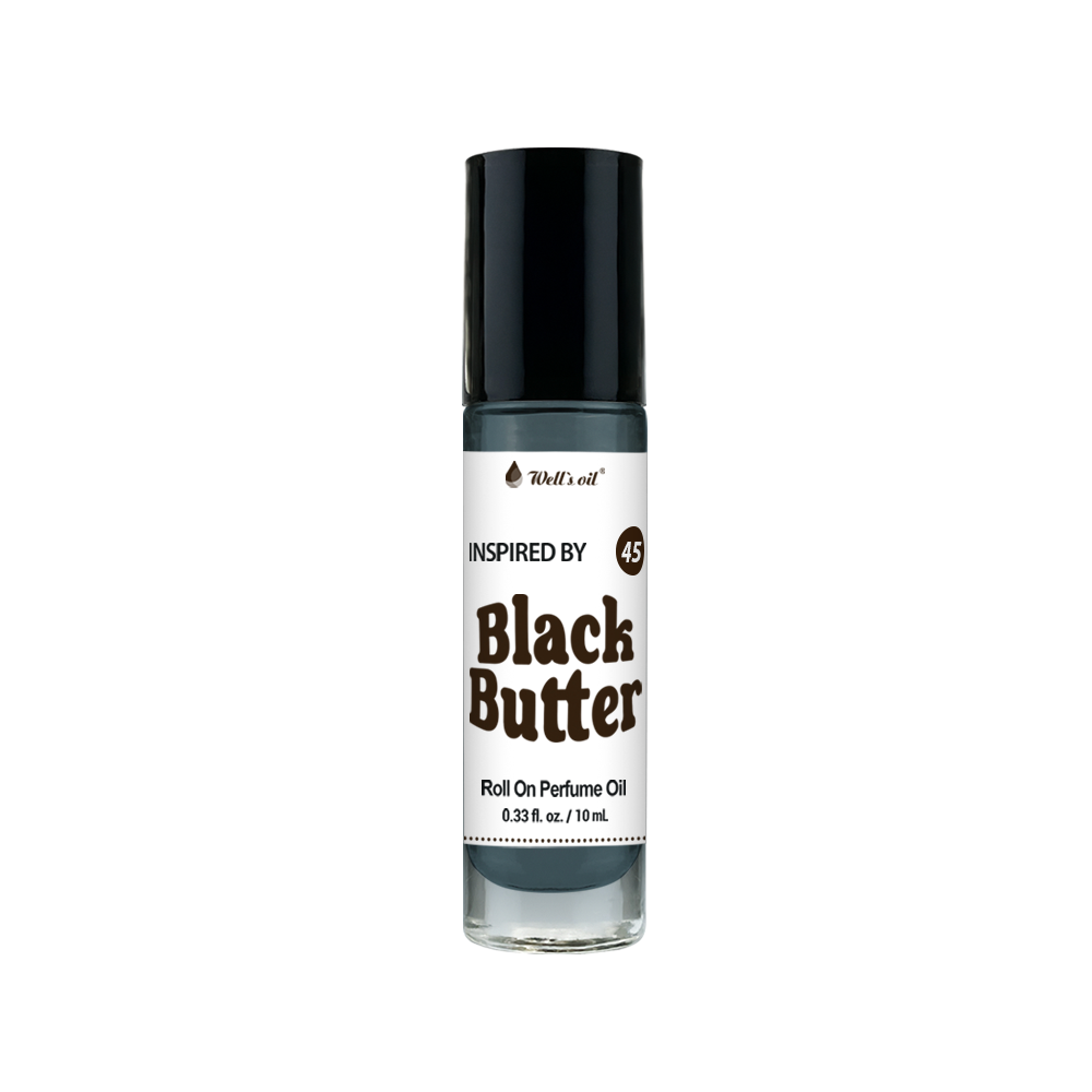 Wells Oil Premium Perfume Body Oil Black Butter BR45E