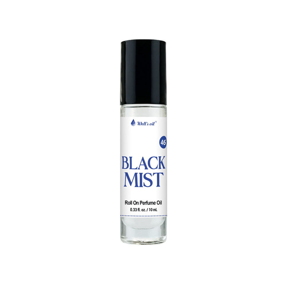 Wells Oil Premium Perfume Body Oil Black Mist BR46E