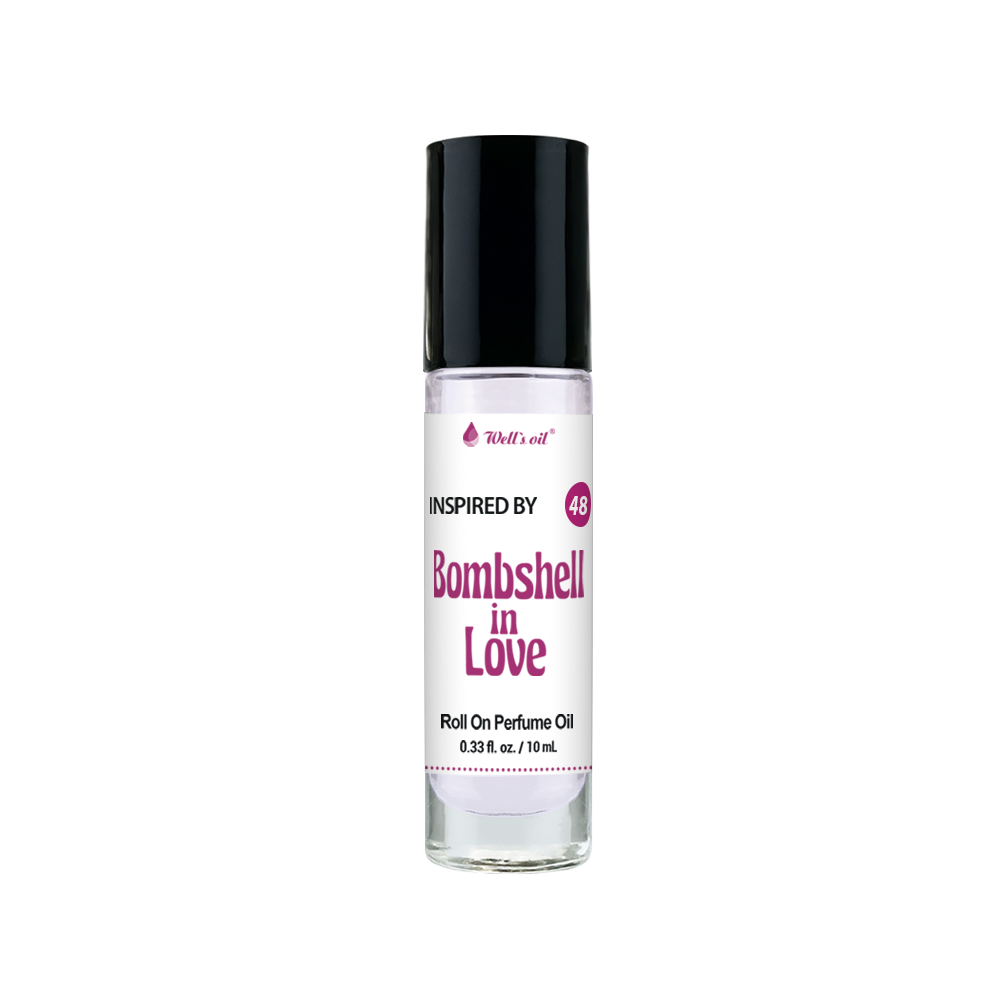 Wells Oil Premium Perfume Body Oil Bombshell in love BR48E