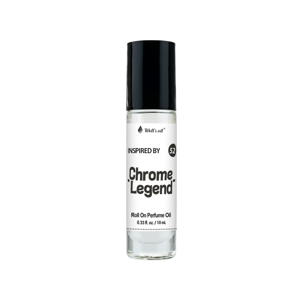 Wells Oil Premium Perfume Body Oil Chrome Legend BR52E