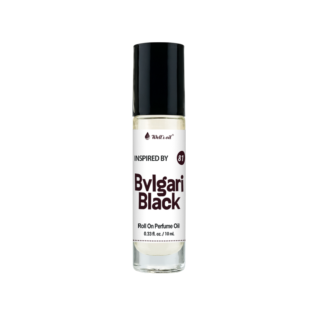 Wells Oil Premium Perfume Body Oil Bvlgari Black BR81E