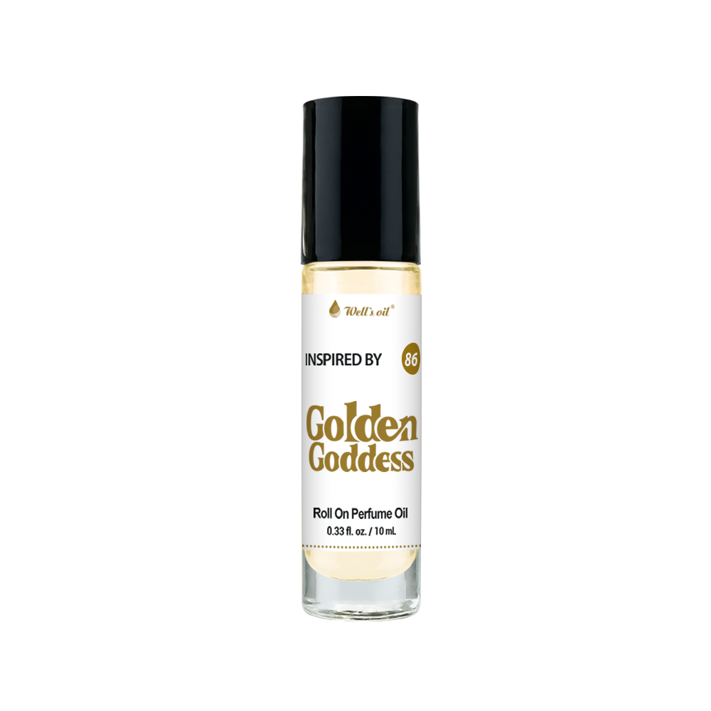 Wells Oil Premium Perfume Body Oil Golden Goddess BR86E