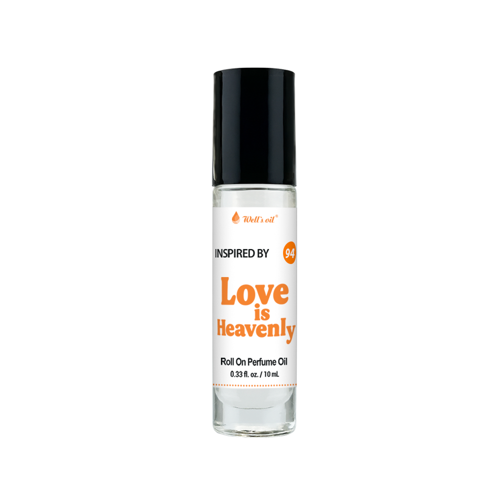 Wells Oil Premium Perfume Body Oil Love Is Heavy BR94E