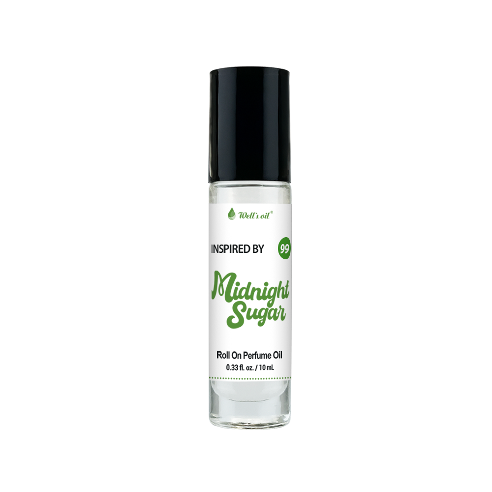 Wells Oil Premium Perfume Body Oil Midnight Sugar BR99E