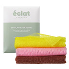 éclat African Bath Net Long Sponge – 1pc/ 3pcs Exfoliating Skin Smoother Shower Body Scrubber official pack