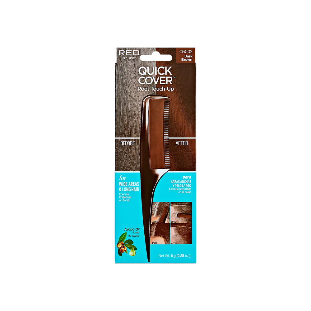 RED by KISS Quick Cover Root Touch-Up Comb official pack