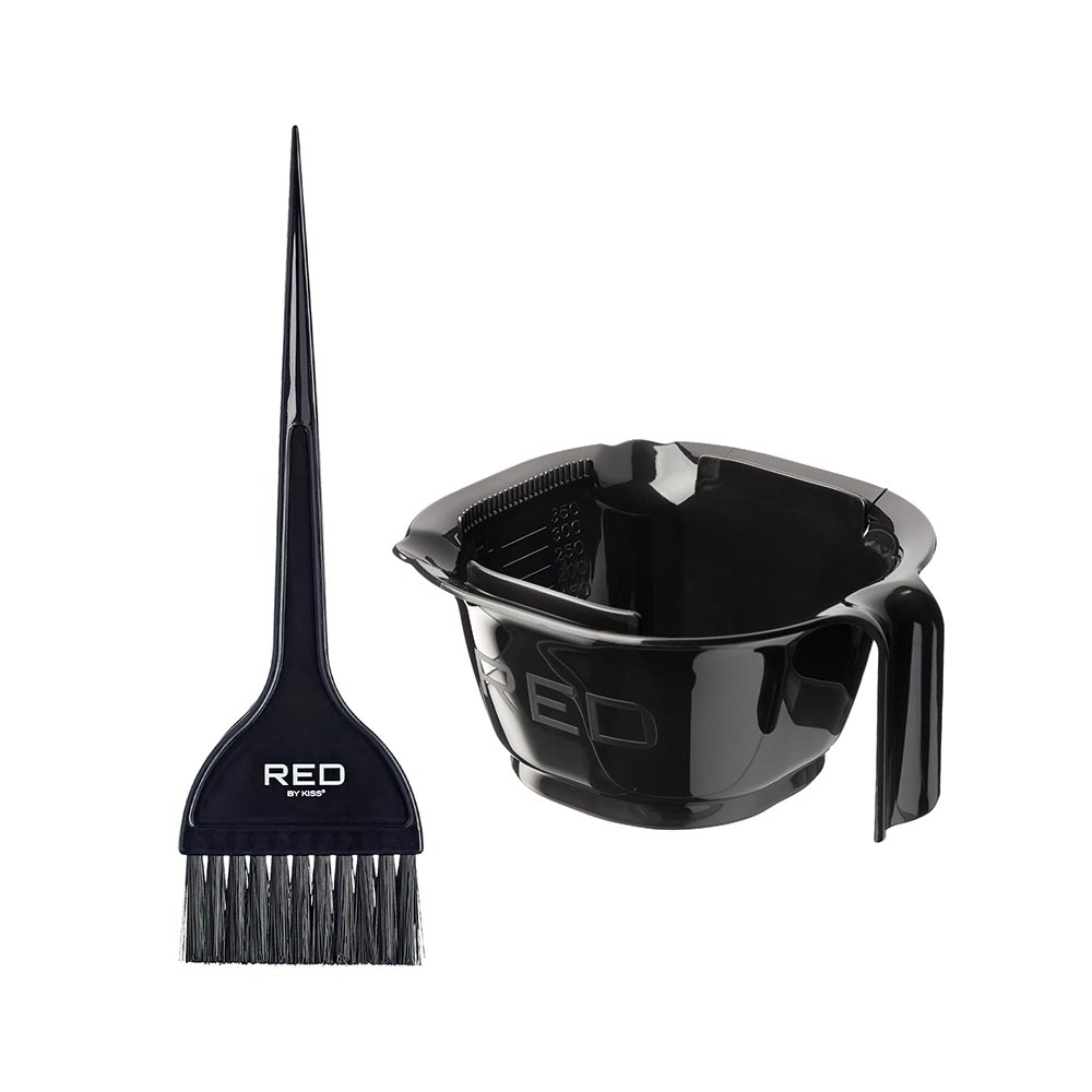 RED by KISS Dye Bowl with Dye Brush official pack