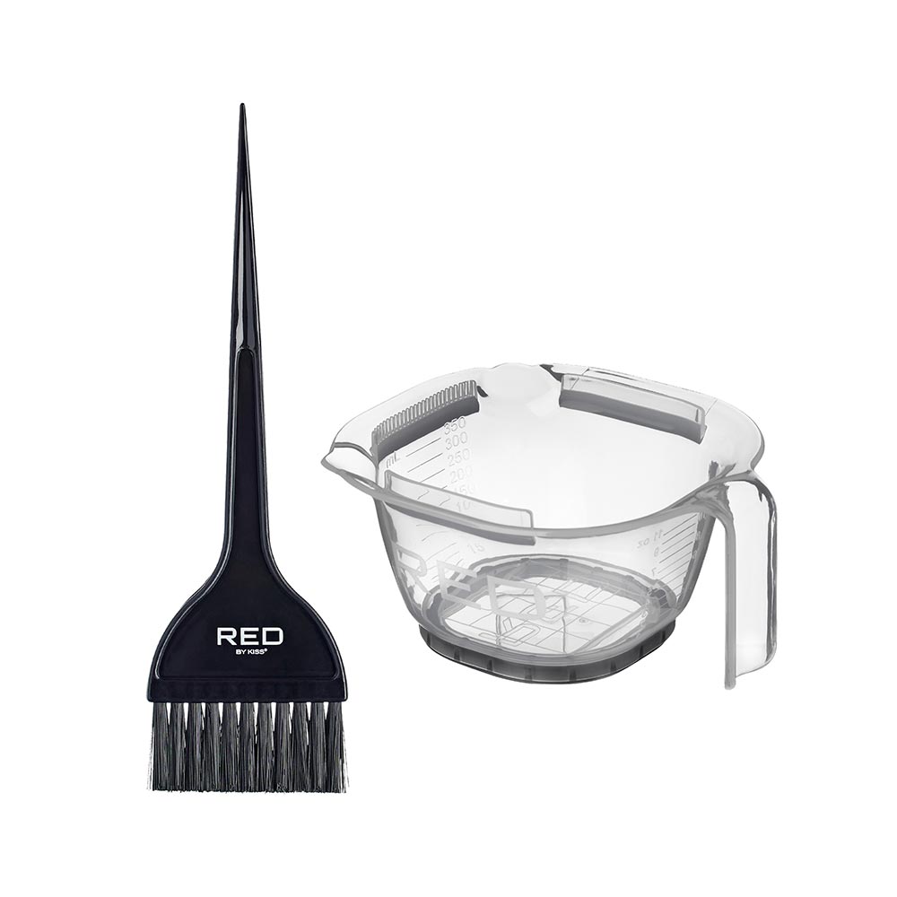 RED by KISS Dye Bowl with Dye Brush official pack