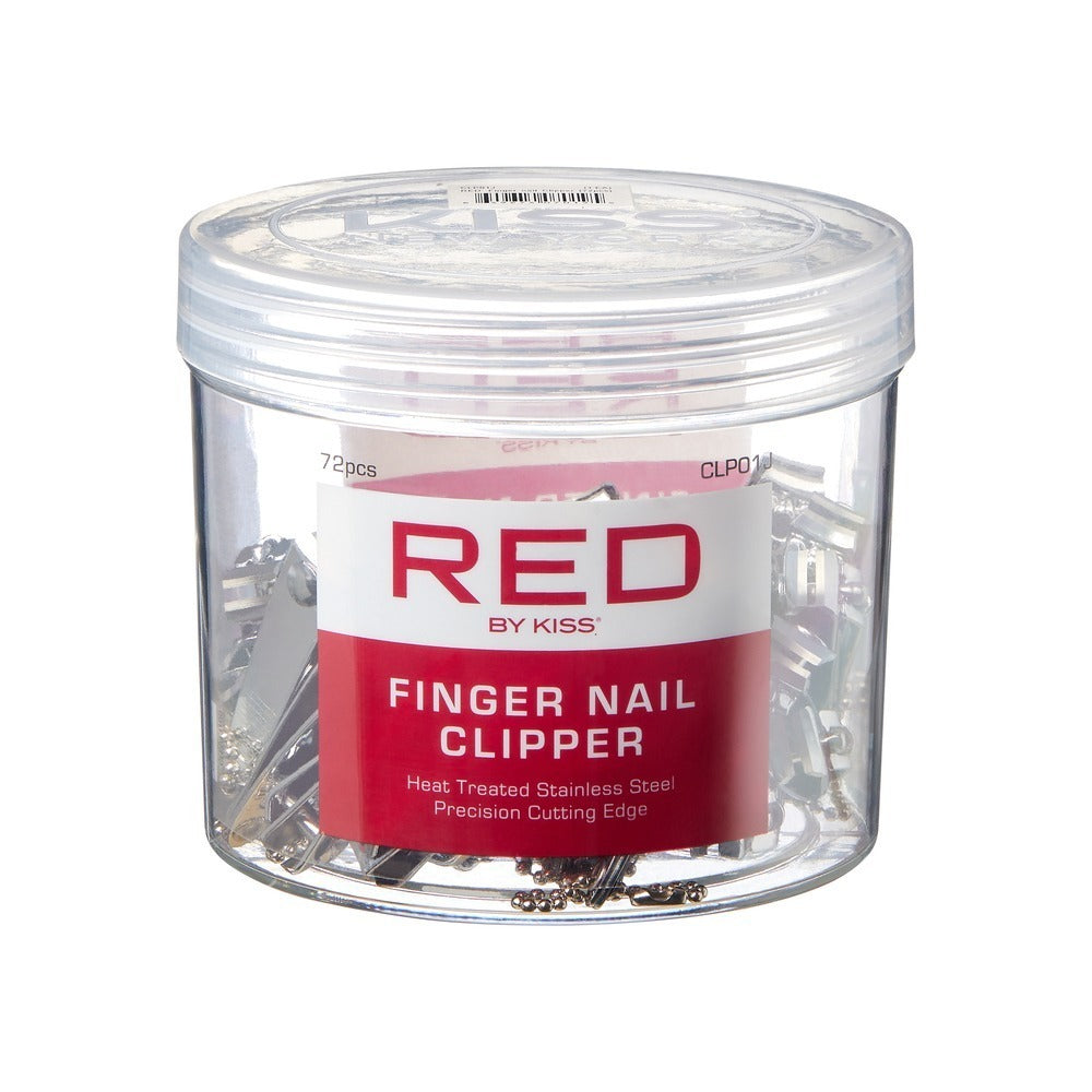 CLP01J_main "RED by KISS Finger Nail Clipper (72pcs), main product view."