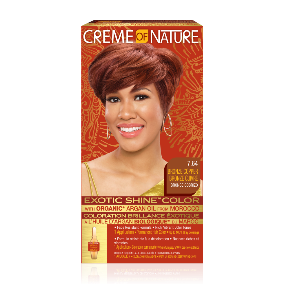 Creme of Nature Exotic Shine Hair Color 7.64 Bronze Copper 7.64