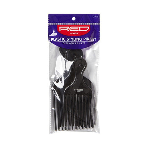 Red By Kiss Professional Plastic Styling Pik Set #Cpk05 607.0 g — official pack CPK05 from ivyusa.com