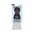 RED by KISS Soul Pik Curly Hair & Afros Hair Pick - Short Majestic / Fan official pack