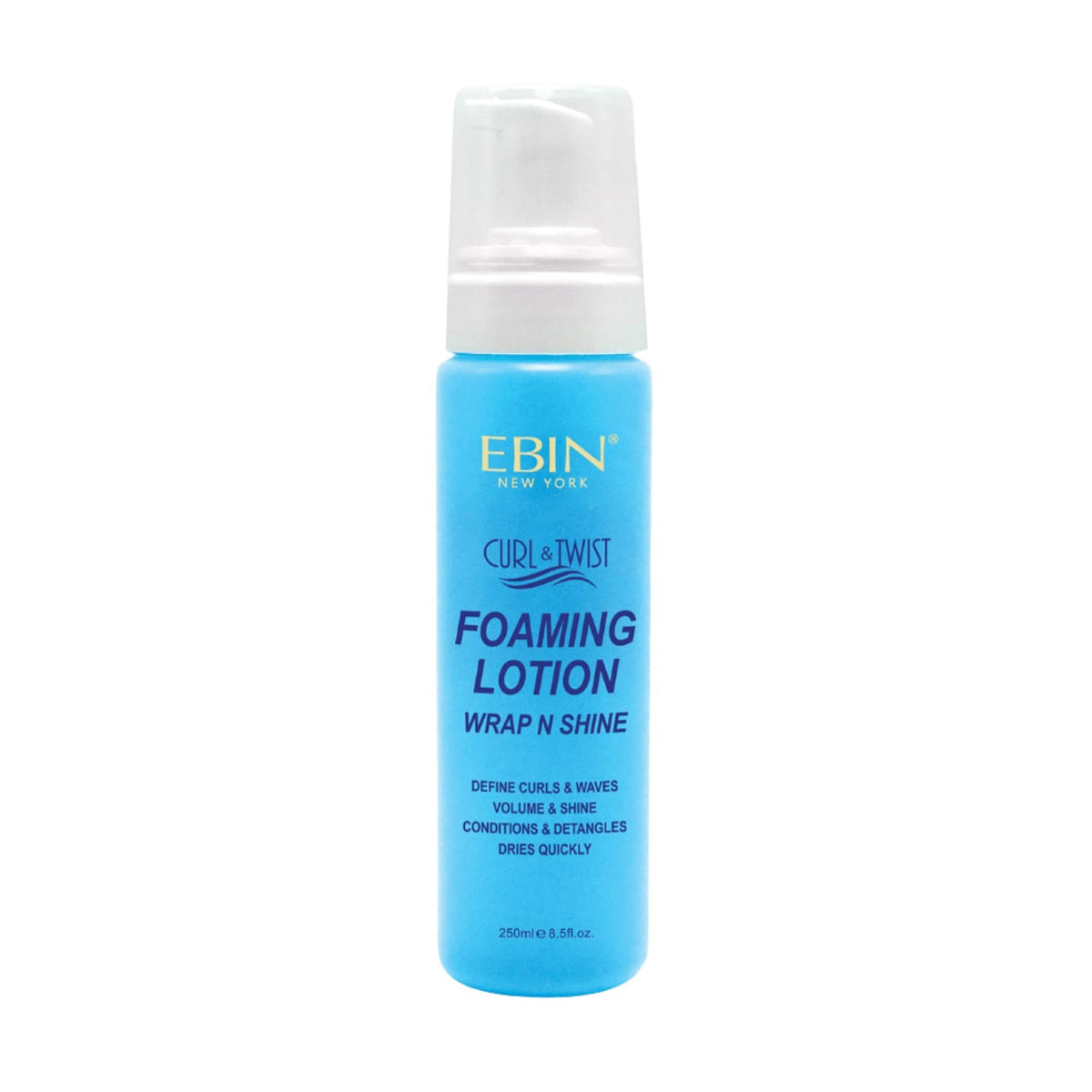 Ebin Curl & Twist Foaming Lotion - Original 8.5 oz — official pack photo CTFL250 (C_Curl_Twist-Foaming-Lotion_Original-min.jpg) from ebinnewyork.com