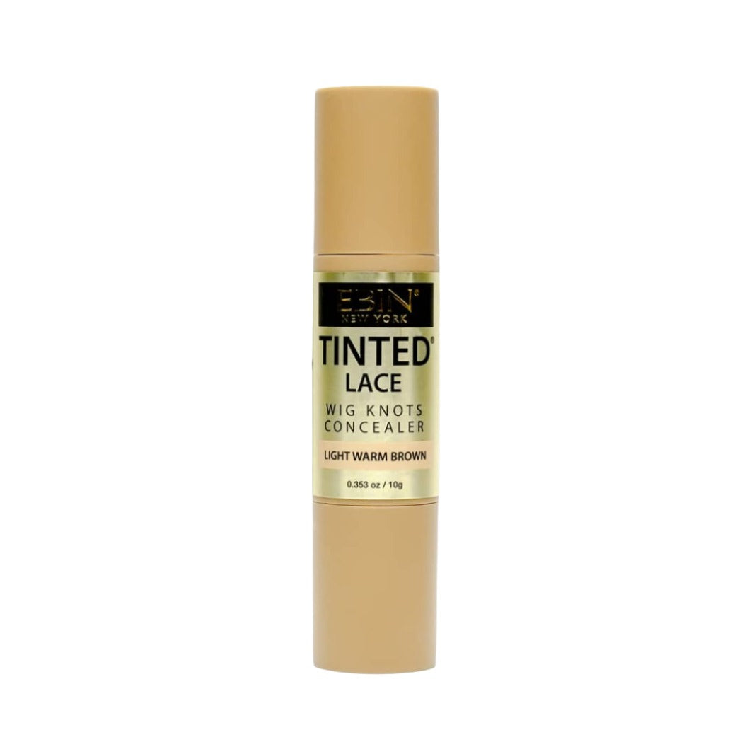 Ebin New York Tinted Lace Wig Knots Concealer - Light Warm Brown, 10g 10.0 g — official pack photo TLCLW10 (C_Tinted-Lace-Concealer_PKG_TLCLW10_Front-min.jpg) from ebinnewyork.com