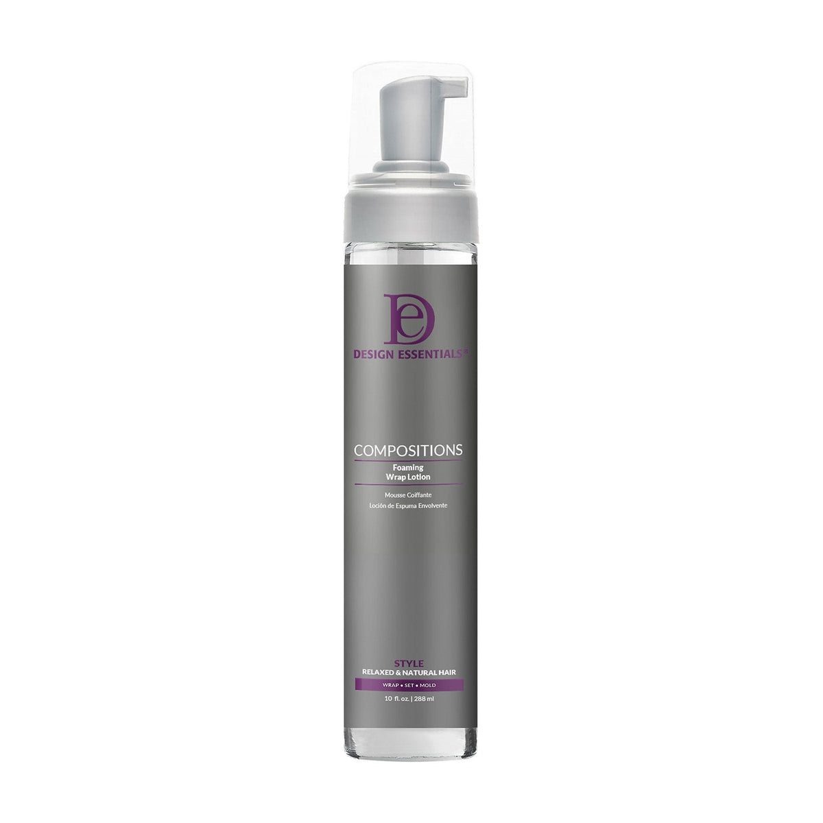 Design Essentials Compositions Foaming Wrap Lotion 10.0 oz — official pack photo 40146 (DEC-Compositions-FRONT-10oz-WO-0523_1500x1500_bfe1a536-4fcc-447f-9dcc-b0520c712e57.jpg) from designessentials.com