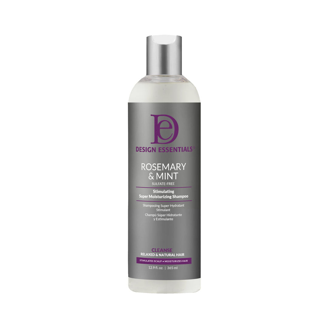 Design Essentials Essential Rosemary Mint Stimulating Shampoo 12oz - 43131 — official pack photo 43131 (DEC-RM-Shampoo-120z-FRONT-1080x1080.jpg) from designessentials.com
