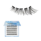 Broadway Natural DIY Cluster Lashes - Customizable Lash Extensions (70-140pcs) - #DIY04-77pcs / Wide Band official pack