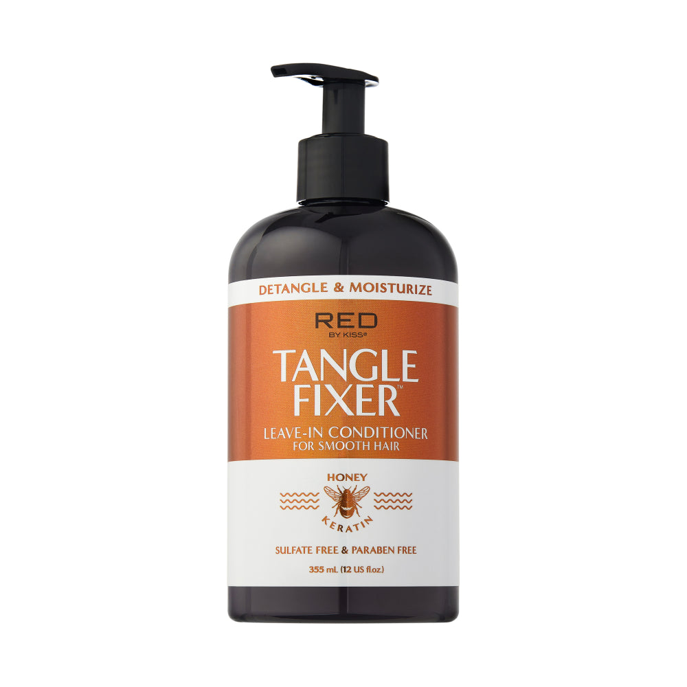 DT03_main "RED by KISS Tangle Fixer Nourishing Leave-In Conditioner for Curly Hair, main product view."