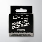 Level3 Level 3 Double Edge Razor Blades — official pack photo L3-DOUBLE-EDGE-RAZOR-100PC (DoubleEdgeRazor.jpg) from lv3.com