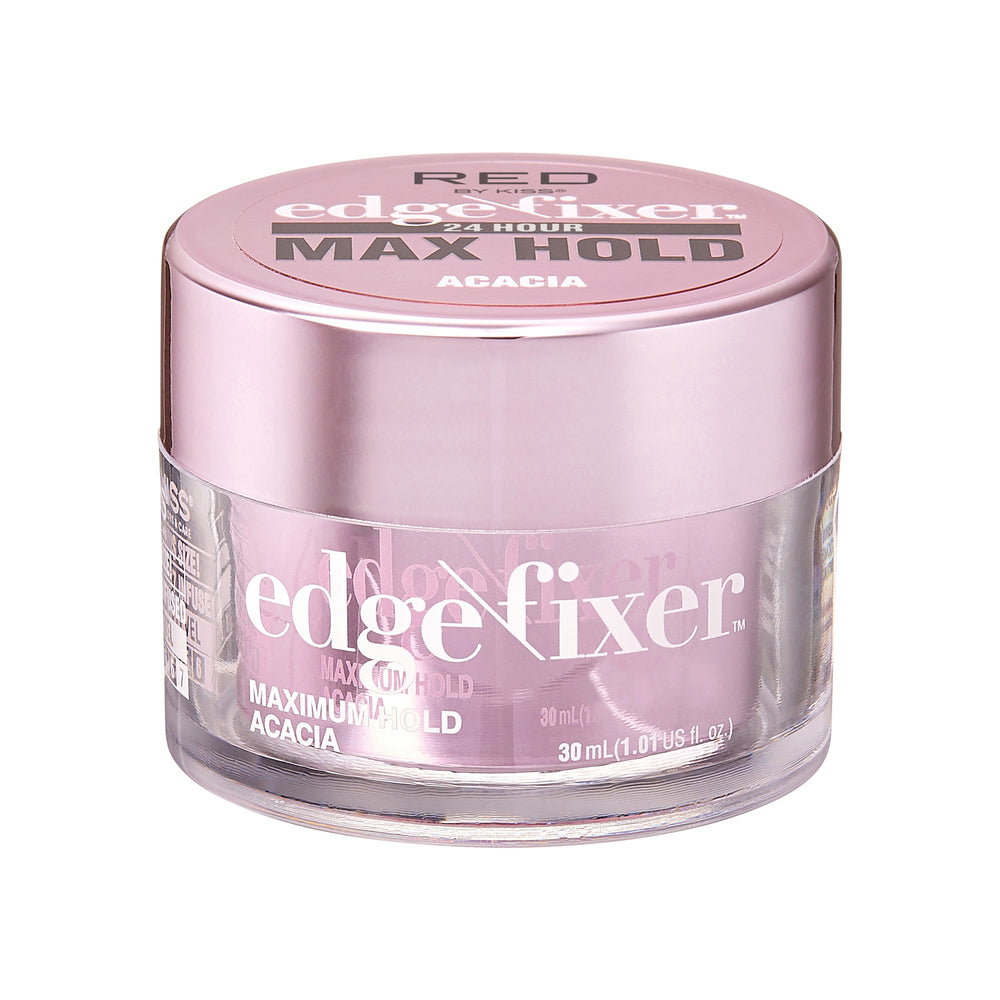 RED by KISS Edge Fixer 24 Hour Edge Control Max Hold Non-Flaxing Wax - Acacia / 1.01 US Fl.oz. official pack