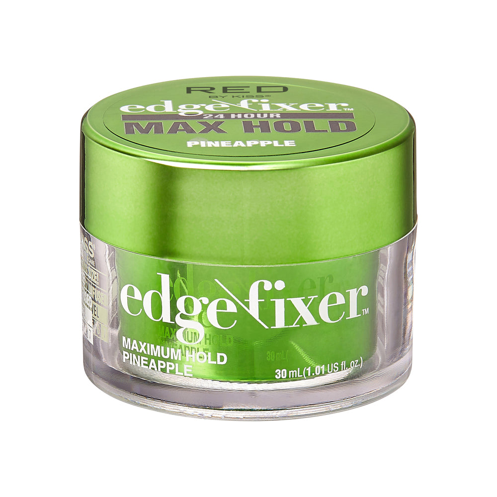 RED by KISS Edge Fixer 24 Hour Edge Control Max Hold Non-Flaxing Wax - Pineapple / 1.01 US Fl.oz. official pack