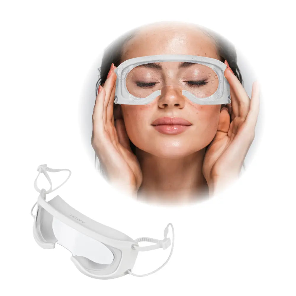 I-ENVY Waterproof Lash Goggles with Ear Straps – Shower Protection official pack