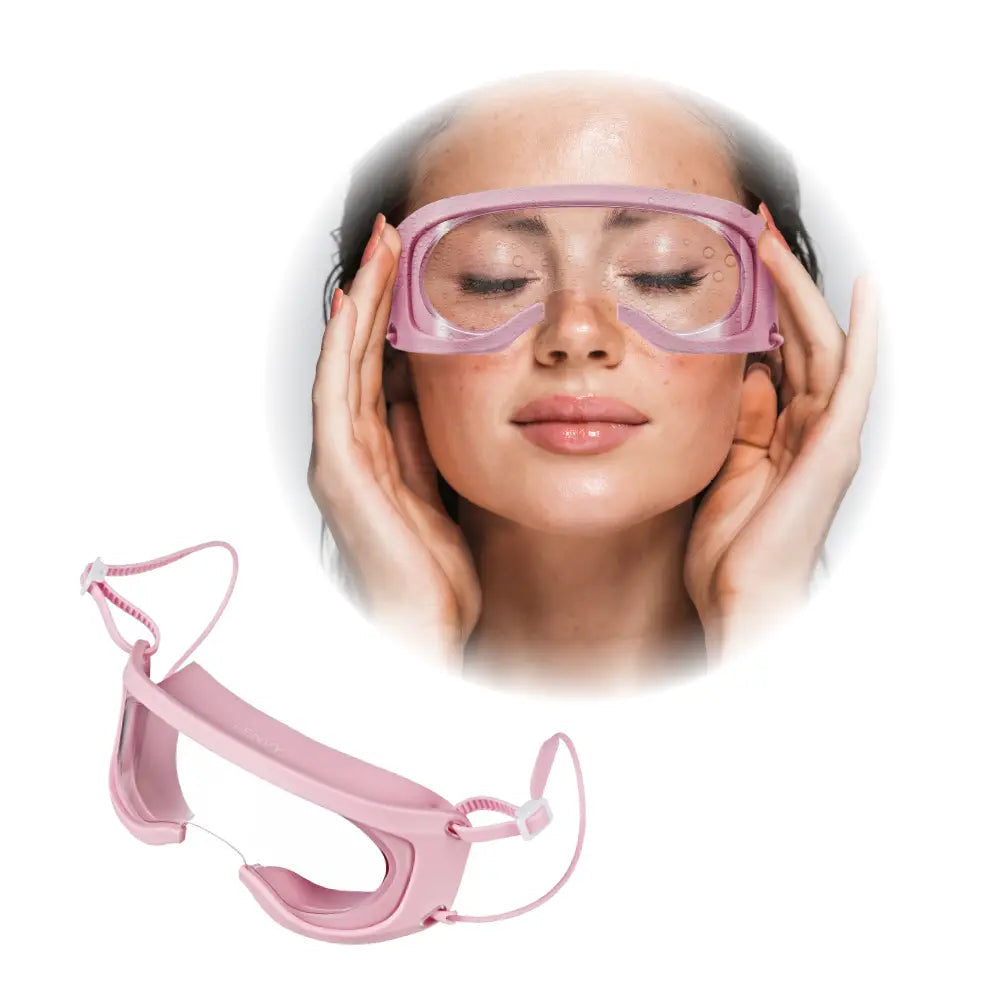 I-ENVY Waterproof Lash Goggles with Ear Straps – Shower Protection official pack