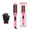 Red By Kiss Heated Roll Brush 2 In 1 Curling Iron & Volumizing Hair Brush -erb01 — official pack ERB01 from ivyusa.com